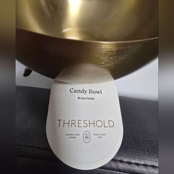 28oz Halloween Stainless Steel Candy Bowl Gold - Threshold - Picture 2 of 7